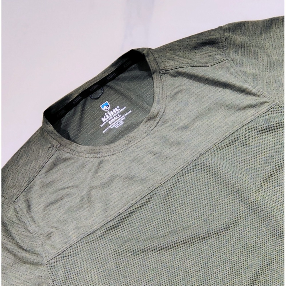 Kuhl Engineered Krew T Shirt Mens Small Green Tee Short Sleeve Active Crew - Picture 2 of 10